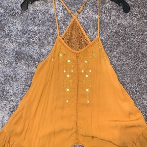 Mustard Tank Top